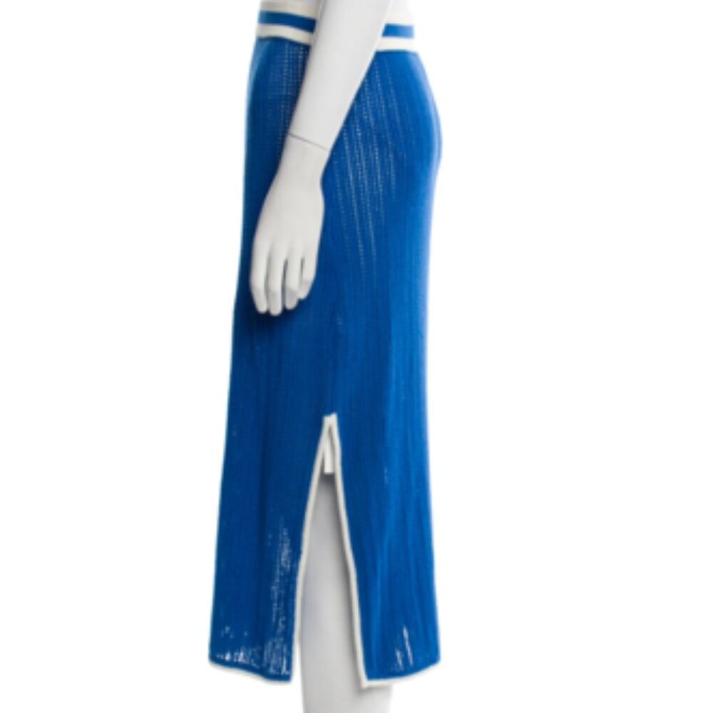 Solid & Striped Square Neckline Sleeveless Crop T… - image 4